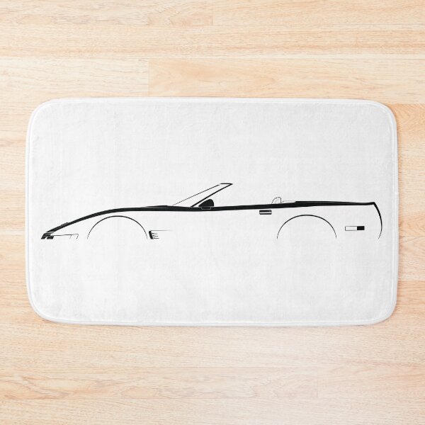 Item preview, Corvette C4 1991 Convertible designed and sold by Car Silhouettes.