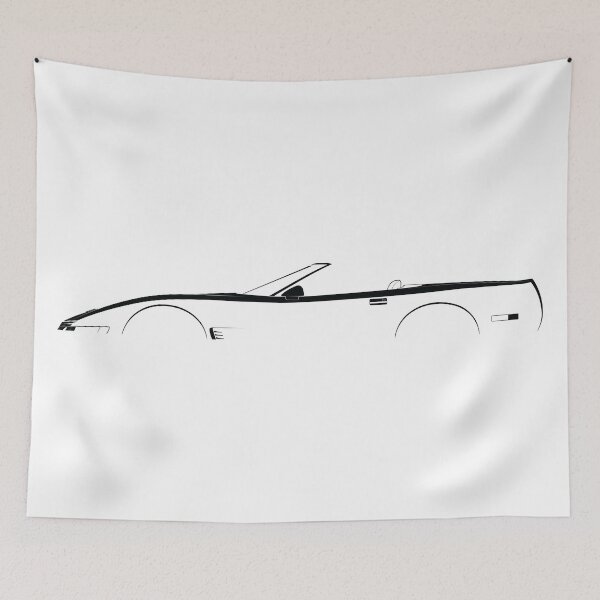 Item preview, Corvette C4 1991 Convertible designed and sold by Car Silhouettes.