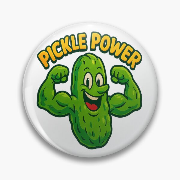 Item preview, Pickle Power Cartoon designed and sold by TONSNAP.