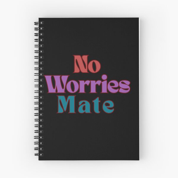 Item preview, No Worries Mate – Aussie Vibes Typography Tee | Chill Out Retro Quote designed and sold by MasterPiece.