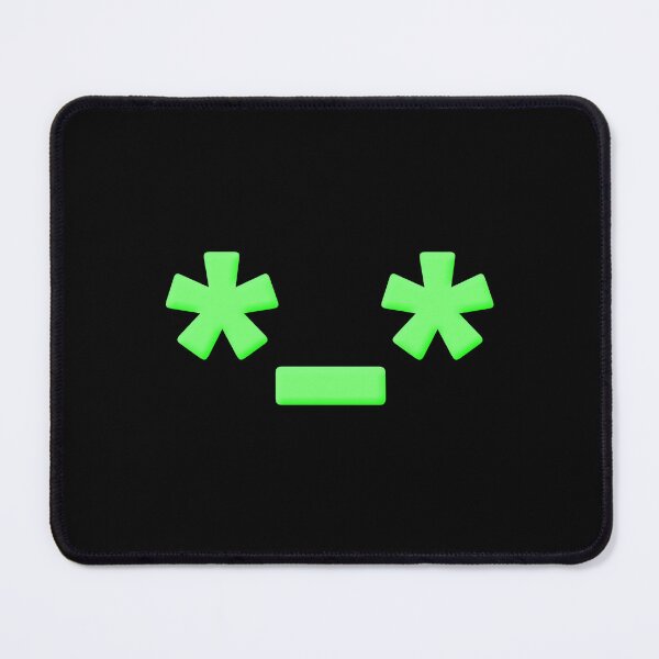 Item preview, *_* Starry Eyes Asterisks Face Emote in Green designed and sold by Memes N Lore .