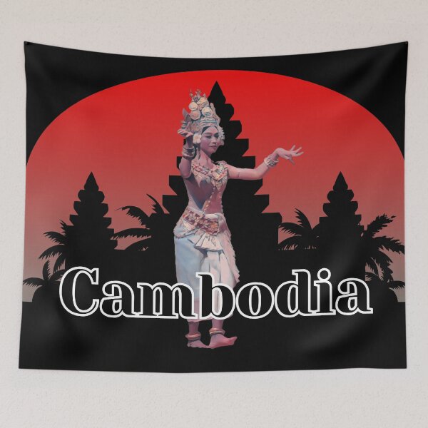 Item preview, Dancing Apsara Angkor Wat designed and sold by Linklandiya.