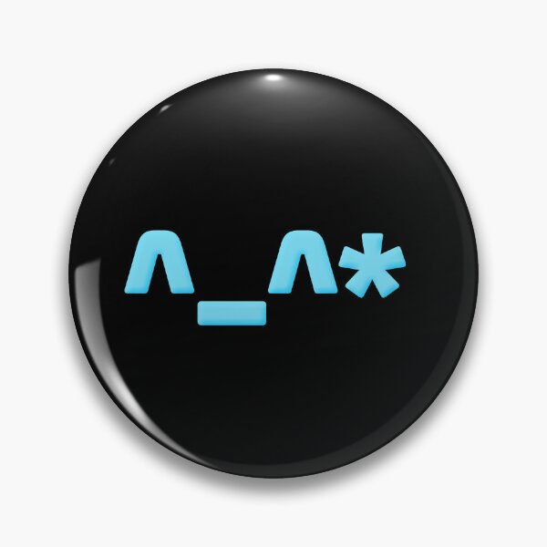 Item preview, ^_^*  Cute Oops Asterisks Face Emote in Blue designed and sold by Memes N Lore .