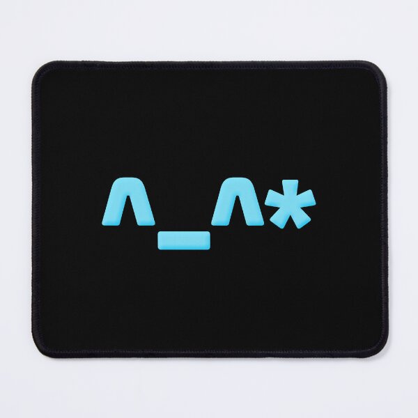 Item preview, ^_^*  Cute Oops Asterisks Face Emote in Blue designed and sold by Memes N Lore .
