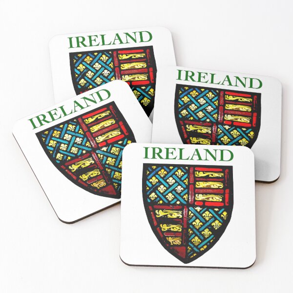 Item preview, Ireland Heraldry Stain Glass designed and sold by OurHomeImages.