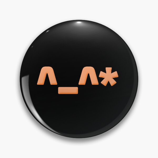 Item preview, ^_^*  Cute Oops Asterisks Face Emote in Orange designed and sold by Memes N Lore .
