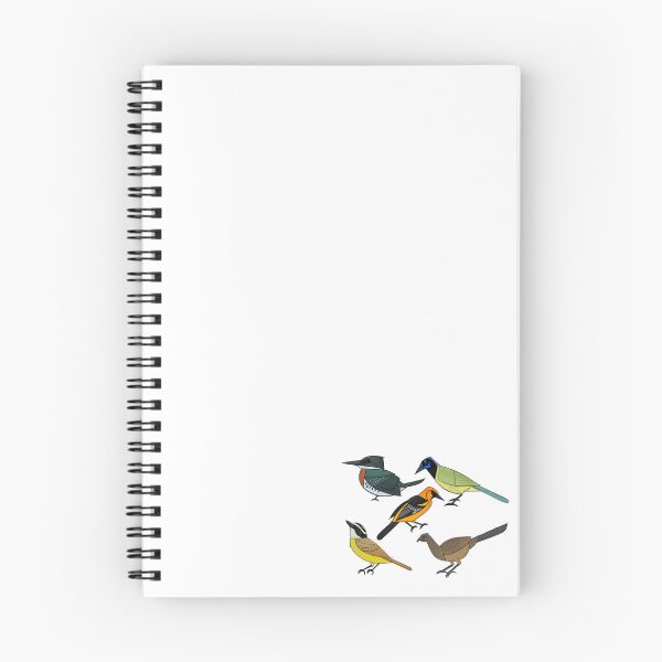 Item preview, South Texas Birds -- Green Kingfisher, Green Jay, Altamira Oriole, Great Kiskadee, Plain Chachalaca (Transparent)  designed and sold by BlueBowMimid.
