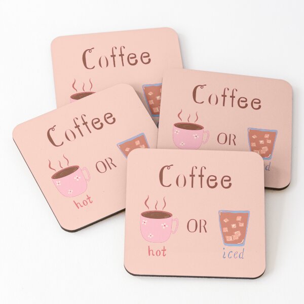 Item preview, Coffee hot or iced?  designed and sold by Thalia Roman.