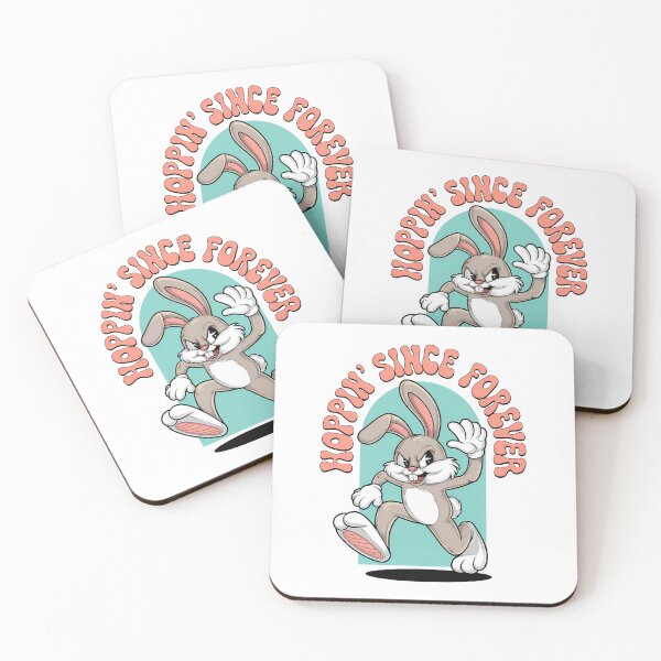 Item preview, Hoppin' Since Forever – Cool Retro Bunny in Action designed and sold by Taans-Creation.