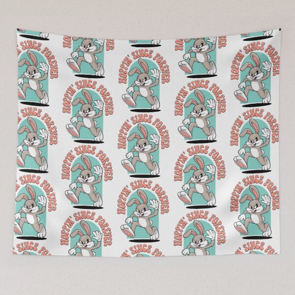 Item preview, Hoppin' Since Forever – Cool Retro Bunny in Action designed and sold by Taans-Creation.