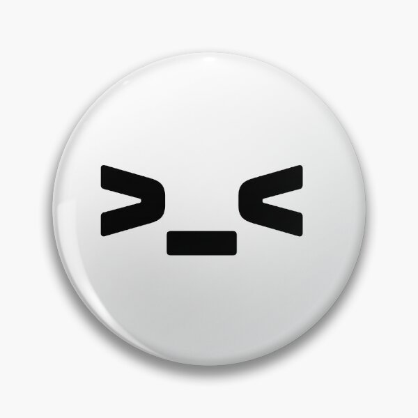 Item preview, >_<  Cute Frustration Asterisks Face Emote designed and sold by Memes N Lore .
