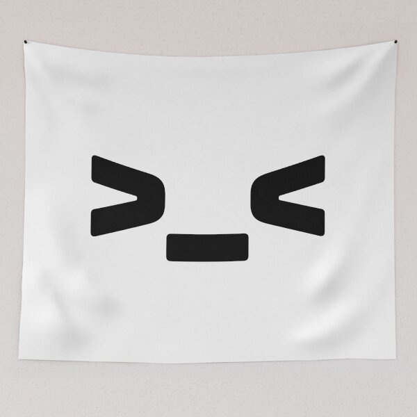 Item preview, >_<  Cute Frustration Asterisks Face Emote designed and sold by Memes N Lore .