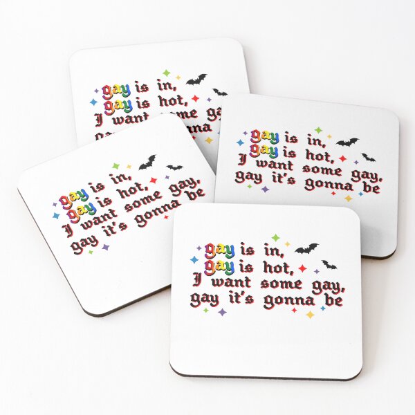 Item preview, Gay is in, gay is hot, gay it's going to be - Lazlo Cravensworth designed and sold by FANG BANG.