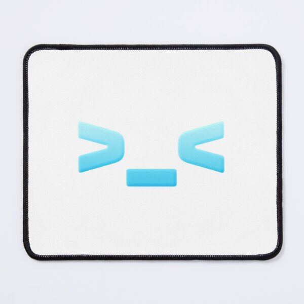 Item preview, >_<  Cute Frustration Asterisks Face Emote in Blue  designed and sold by Memes N Lore .