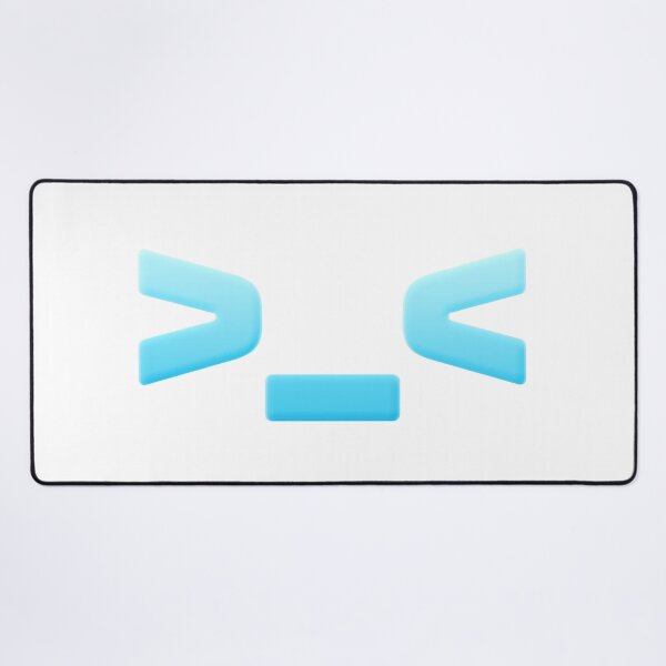 Item preview, >_<  Cute Frustration Asterisks Face Emote in Blue  designed and sold by Memes N Lore .