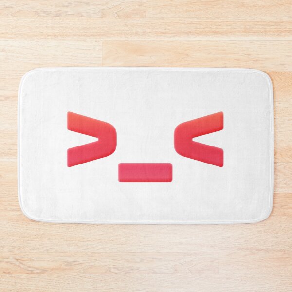 Item preview, >_<  Cute Frustration Asterisks Face Emote in Red  designed and sold by Memes N Lore .