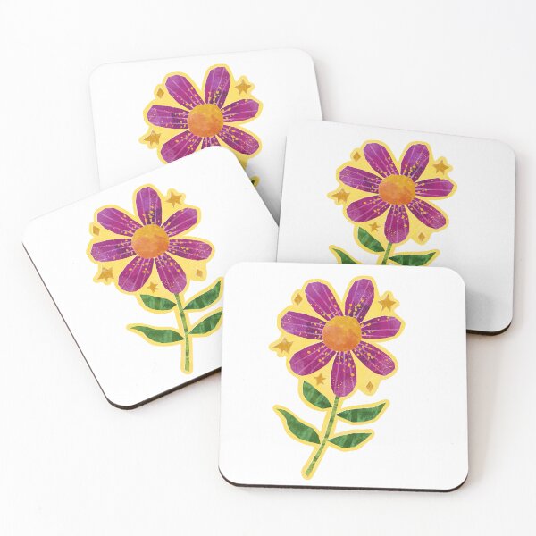Item preview, Collage flower illustration stickers designed and sold by MadebyUwi.