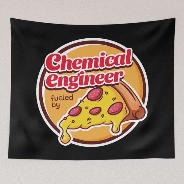 Item preview, Chemical Engineer Fueled by Pizza designed and sold by MaryAller.