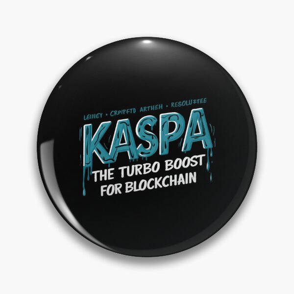 Item preview, Kaspa Code Is Law. And It’s Locked In. designed and sold by RadDeck.