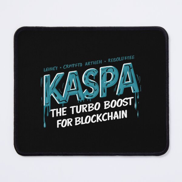 Item preview, Kaspa Code Is Law. And It’s Locked In. designed and sold by RadDeck.