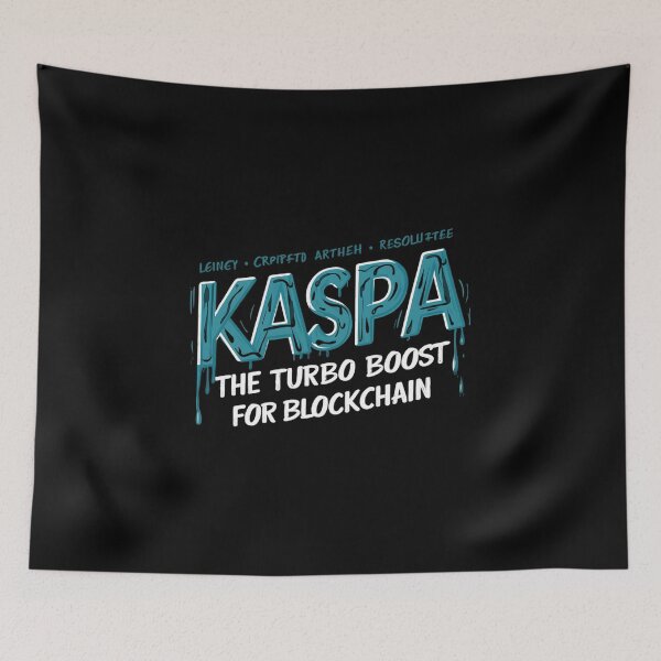 Item preview, Kaspa Code Is Law. And It’s Locked In. designed and sold by RadDeck.