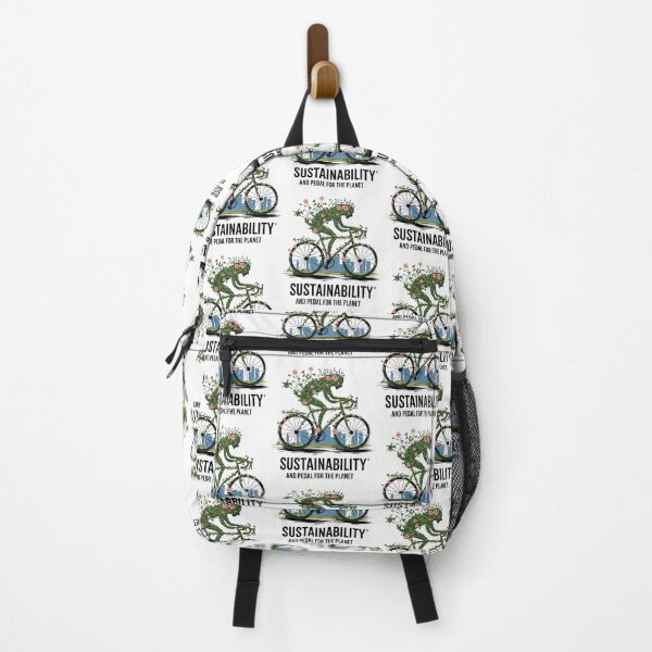 Item preview, Pedal for the Planet – Eco Cyclist Wrapped in Nature designed and sold by Taans-Creation.