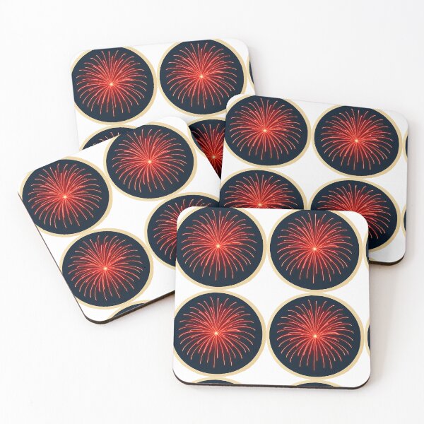 Item preview, Red Firework  designed and sold by Homelesssquid's Stickers & More.