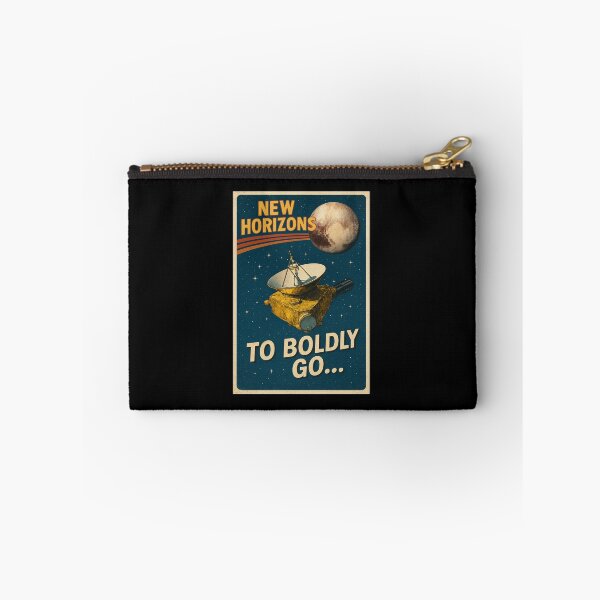 Item preview, New Horizons Pluto Mission Retro Artwork designed and sold by LunarMuttDesign.