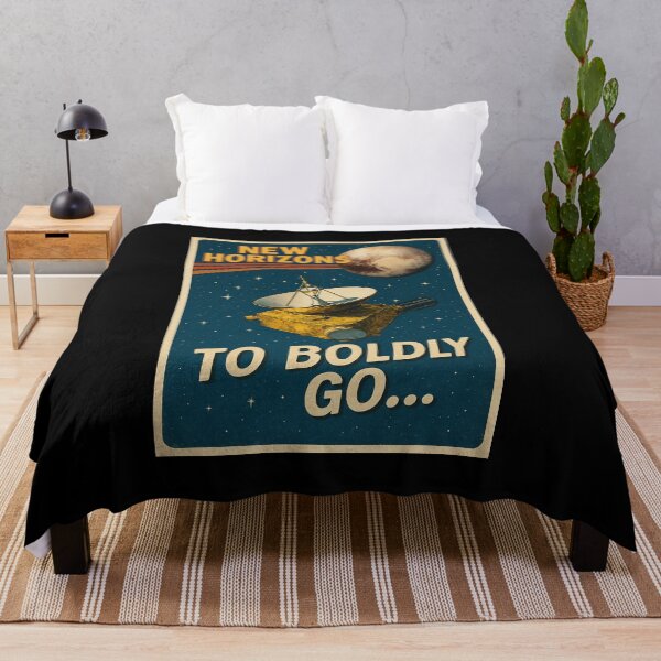 Item preview, New Horizons Pluto Mission Retro Artwork designed and sold by LunarMuttDesign.