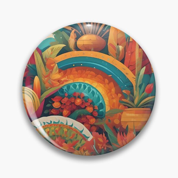 Item preview, Colorful artwork using natural motifs. designed and sold by SanchillShop.