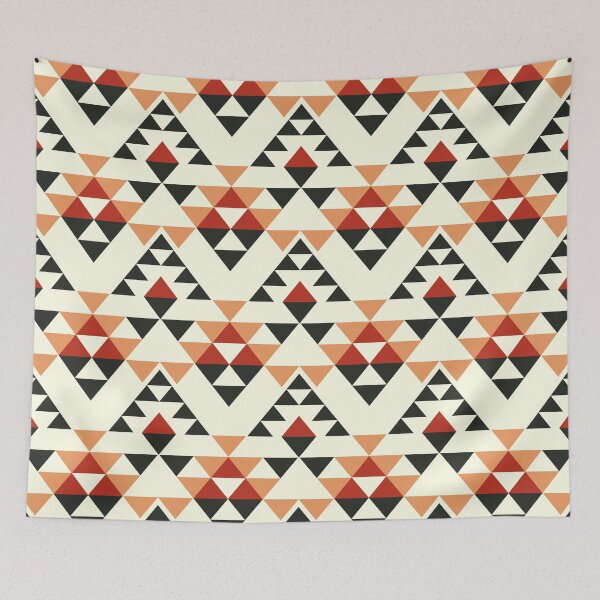 Item preview, Patrón geométrico azteca moderno del suroeste navajo designed and sold by BWDecorPattern.