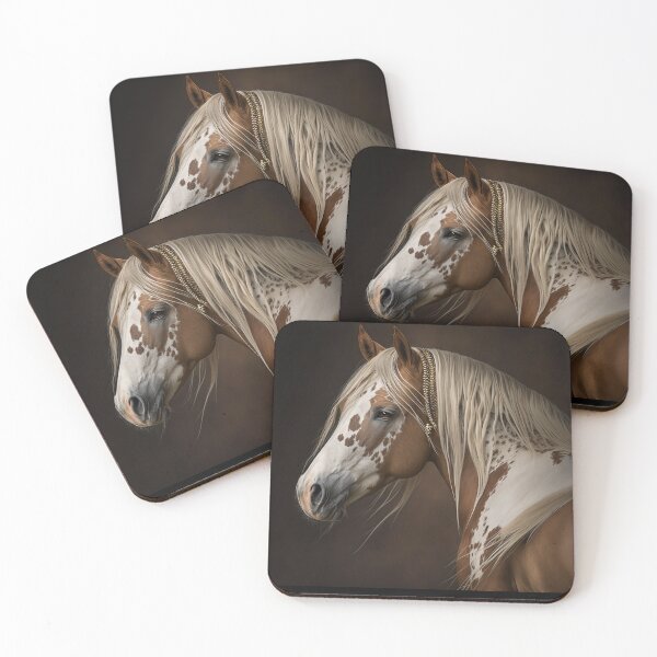 Artikelvorschau, Porträt eines wunderschönen Paint Horse entworfen und verkauft von CritterWisdom.
