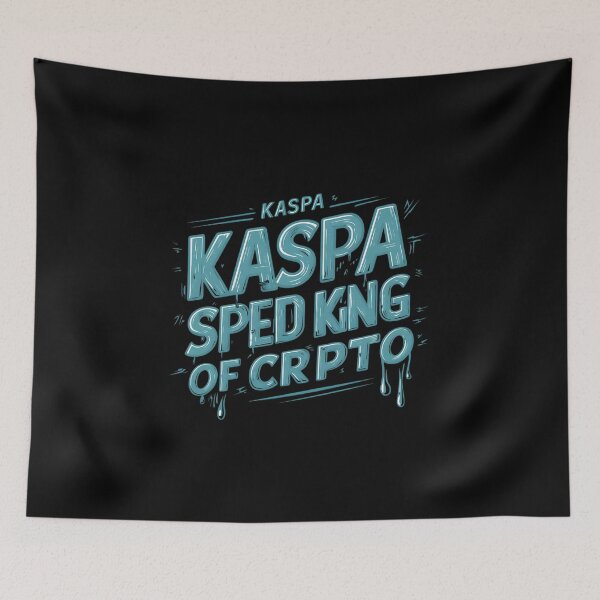 Item preview, Kaspa Doesn’t Delay. It Delivers. designed and sold by RadDeck.