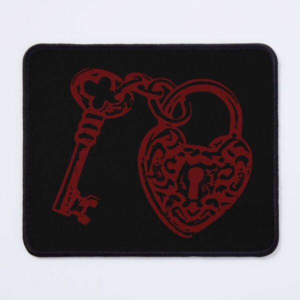 Item preview, Chained heart  - Deep red & Black designed and sold by destelloacido.