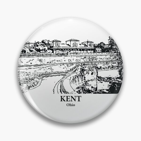 Artikelvorschau, Kent - Ohio entworfen und verkauft von Lakeric Cityscapes.