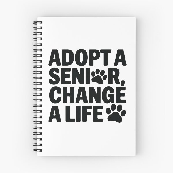Aperçu de l'œuvre Adoptez un senior, changez une vie – Pet Rescue créée et vendue par CuteDesignables.