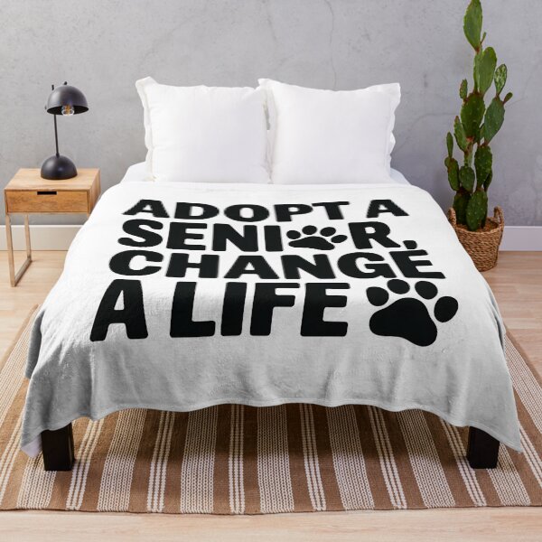 Item preview, Adopt a Senior, Change a Life – Pet Rescue  designed and sold by CuteDesignables.