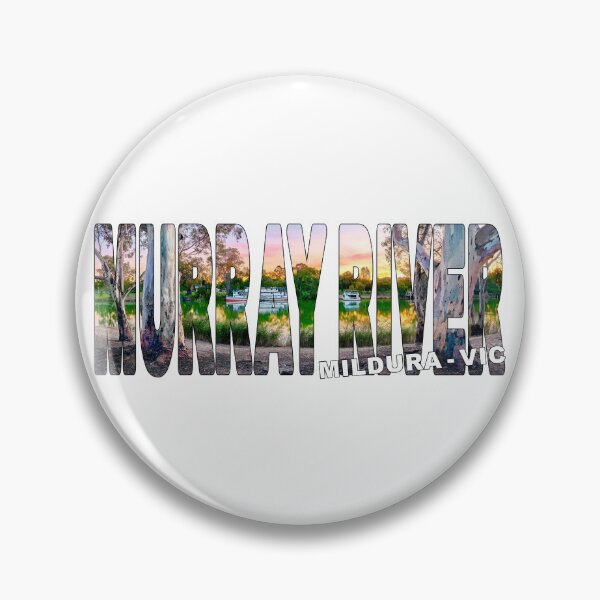 Item preview, MURRAY RIVER Mildura VIC - Sunset Glow Gum Trees Paddleboat designed and sold by Adam Gormley.