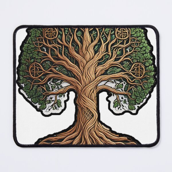 Item preview, Sacred Tree of Life Viking Nordic Celtic designed and sold by CattlettArt.