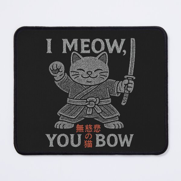 Item preview, I Meow, You Bow designed and sold by EdvvinStudios.