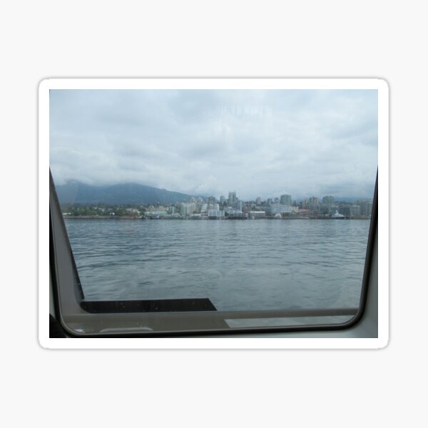 Aperçu de l'œuvre Vue depuis un hublot de North Vancouver, en Colombie-Britannique créée et vendue par lezvee.