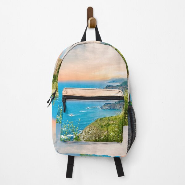 Item preview, Breathtaking Beautiful Sunrise over Big Sur California with Bixby Bridge designed and sold by Yogibear & Rachelle .