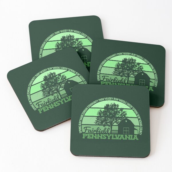 Item preview, Fairfield Pennsylvania Sunset Retro Vintage Local Pride Logo designed and sold by CRHPOD20.