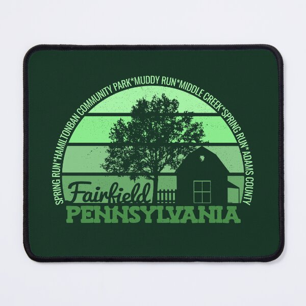 Item preview, Fairfield Pennsylvania Sunset Retro Vintage Local Pride Logo designed and sold by CRHPOD20.