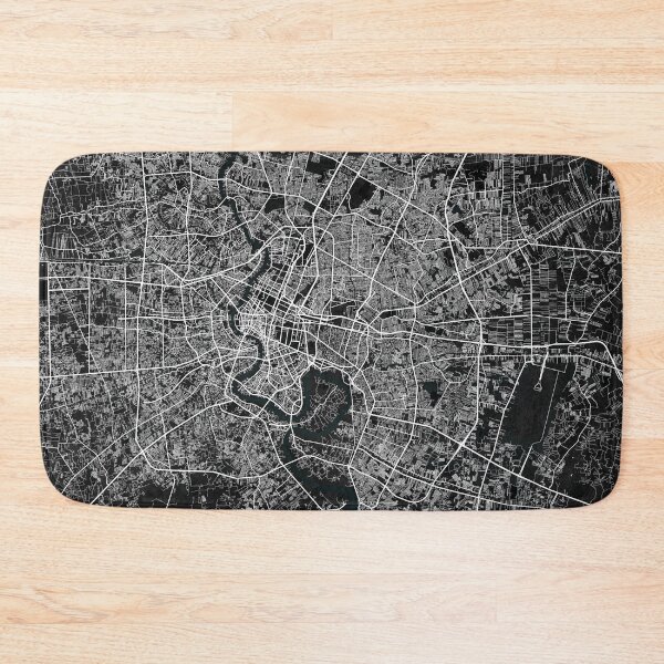 Item preview, Bangkok City Map of Thailand - Dark designed and sold by deMAP.