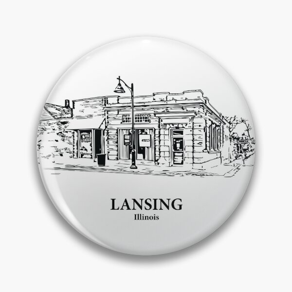 Item preview, Lansing - Illinois designed and sold by Lakeric Cityscapes.