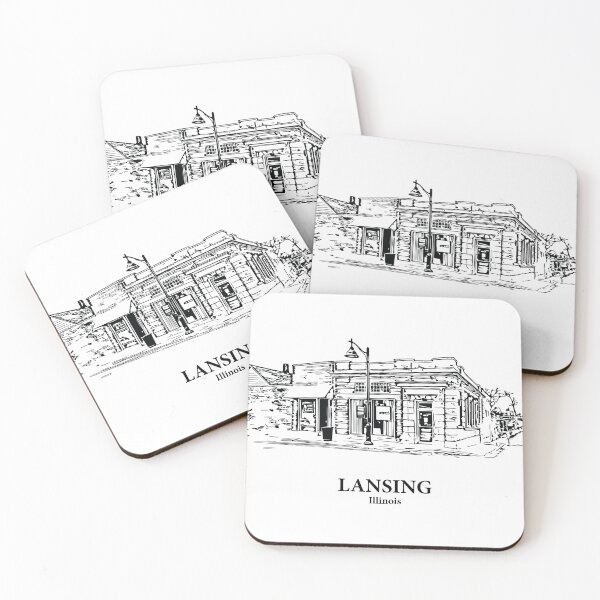 Item preview, Lansing - Illinois designed and sold by Lakeric Cityscapes.