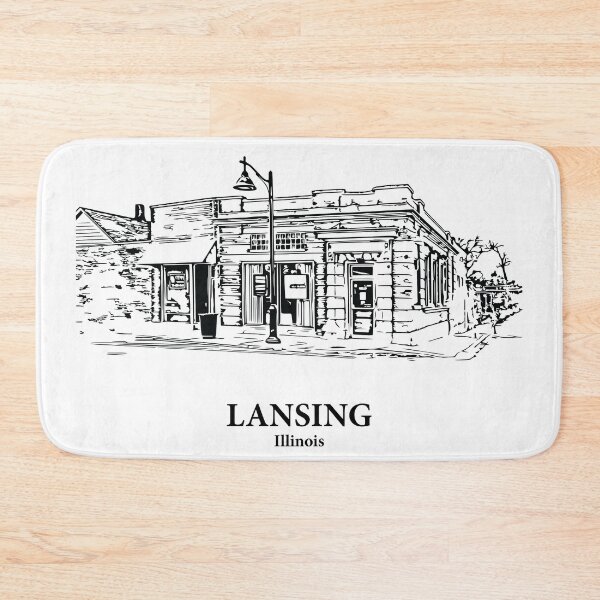 Item preview, Lansing - Illinois designed and sold by Lakeric Cityscapes.