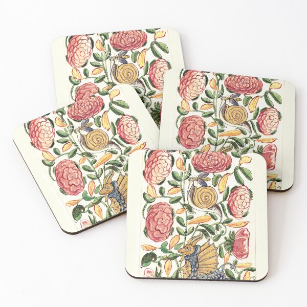 Item preview, Jean Bénard, Imaginary creature among carnations designed and sold by 2ndBloom.
