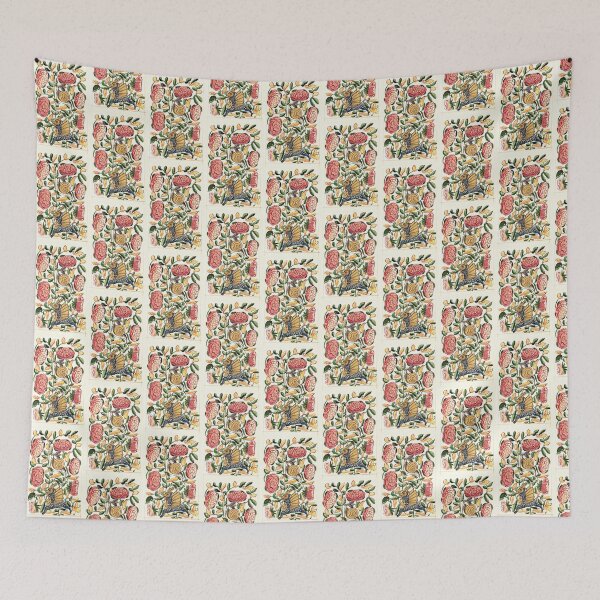 Item preview, Jean Bénard, Imaginary creature among carnations designed and sold by 2ndBloom.